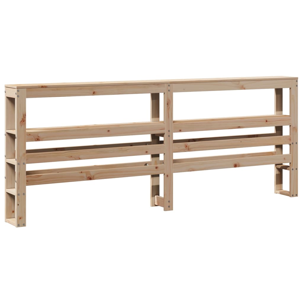 Cadre de lit sans matelas 200x200 cm bois massif de pin - XIOS