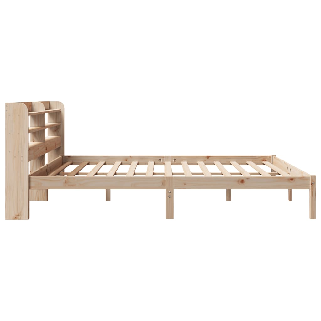Cadre de lit sans matelas 200x200 cm bois massif de pin - XIOS