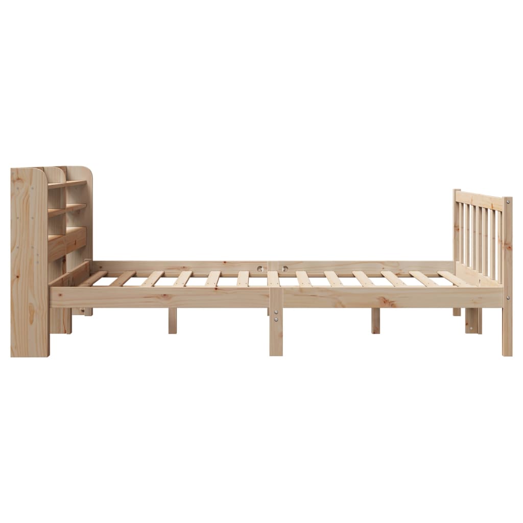 Cadre de lit sans matelas 160x200 cm bois massif de pin - XIOS