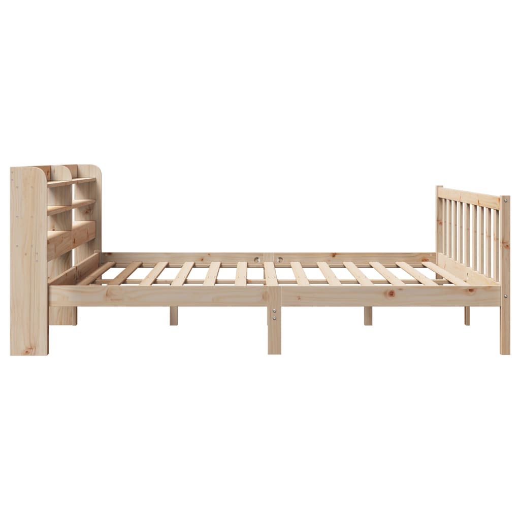 Cadre de lit sans matelas 200x200 cm bois massif de pin - XIOS