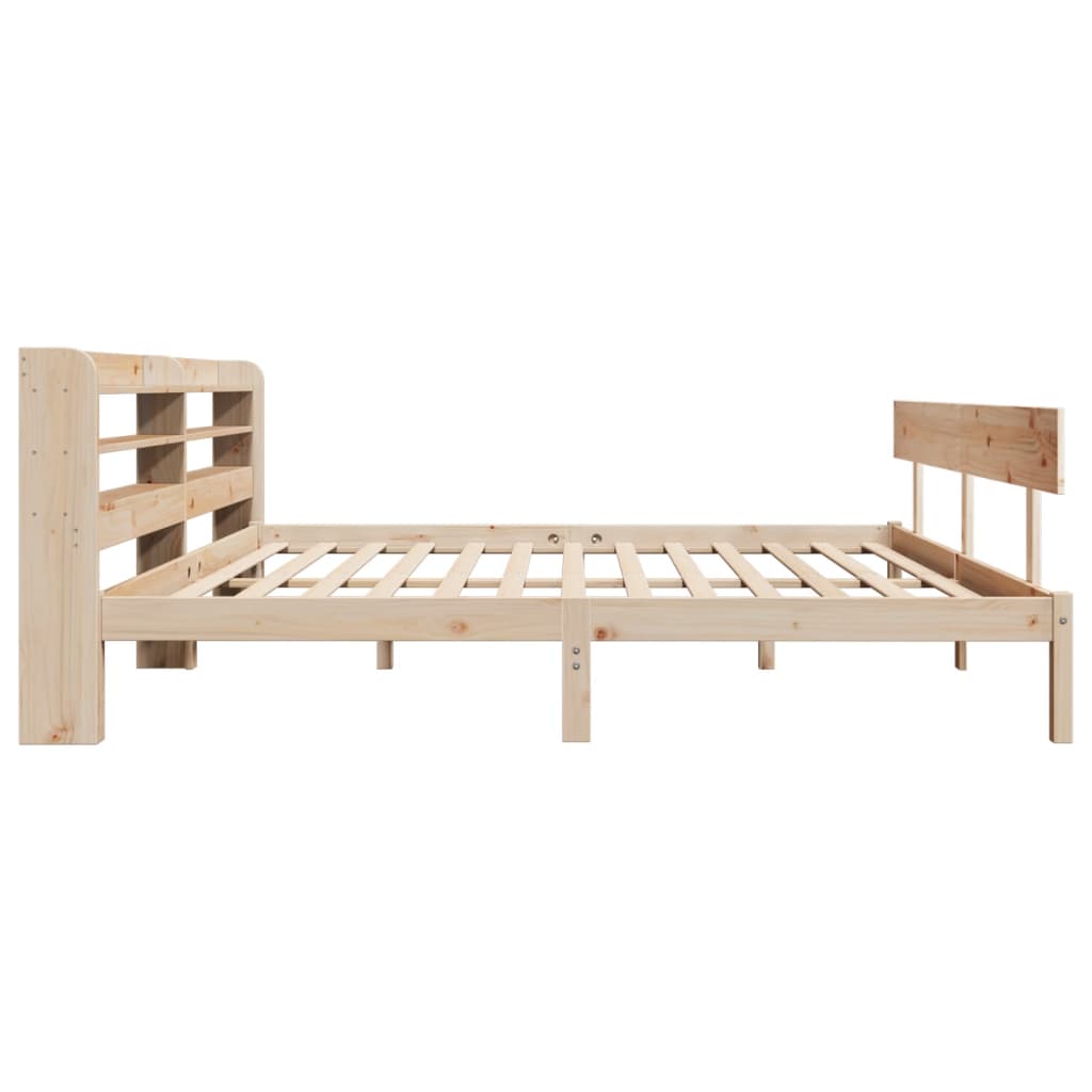 Cadre de lit sans matelas 180x200 cm bois massif de pin - XIOS