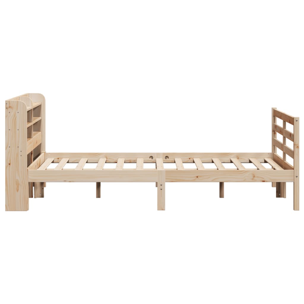 Cadre de lit et tête de lit sans matelas 135x190 cm - XIOS