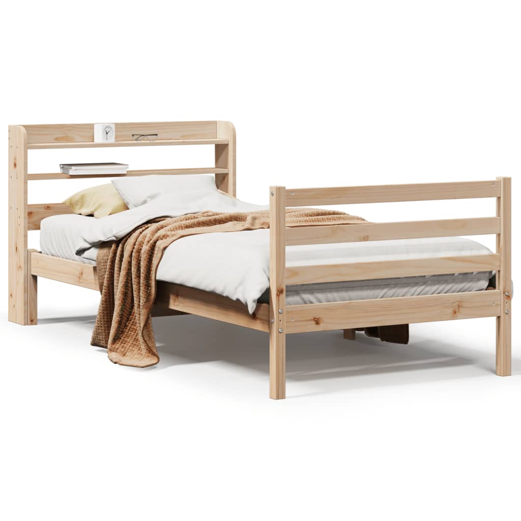 Cadre de lit avec tête de lit sans matelas 100x200 cm - XIOS