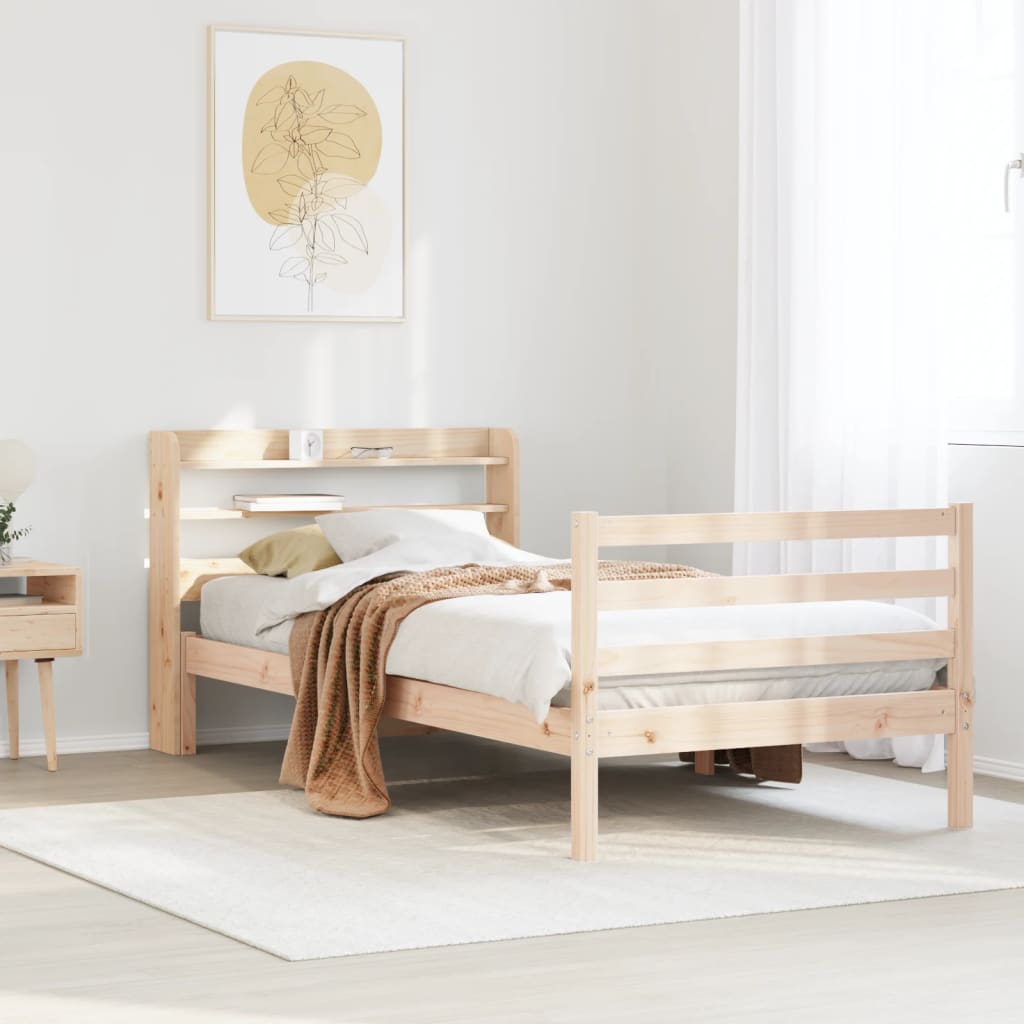 Cadre de lit avec tête de lit sans matelas 100x200 cm - XIOS