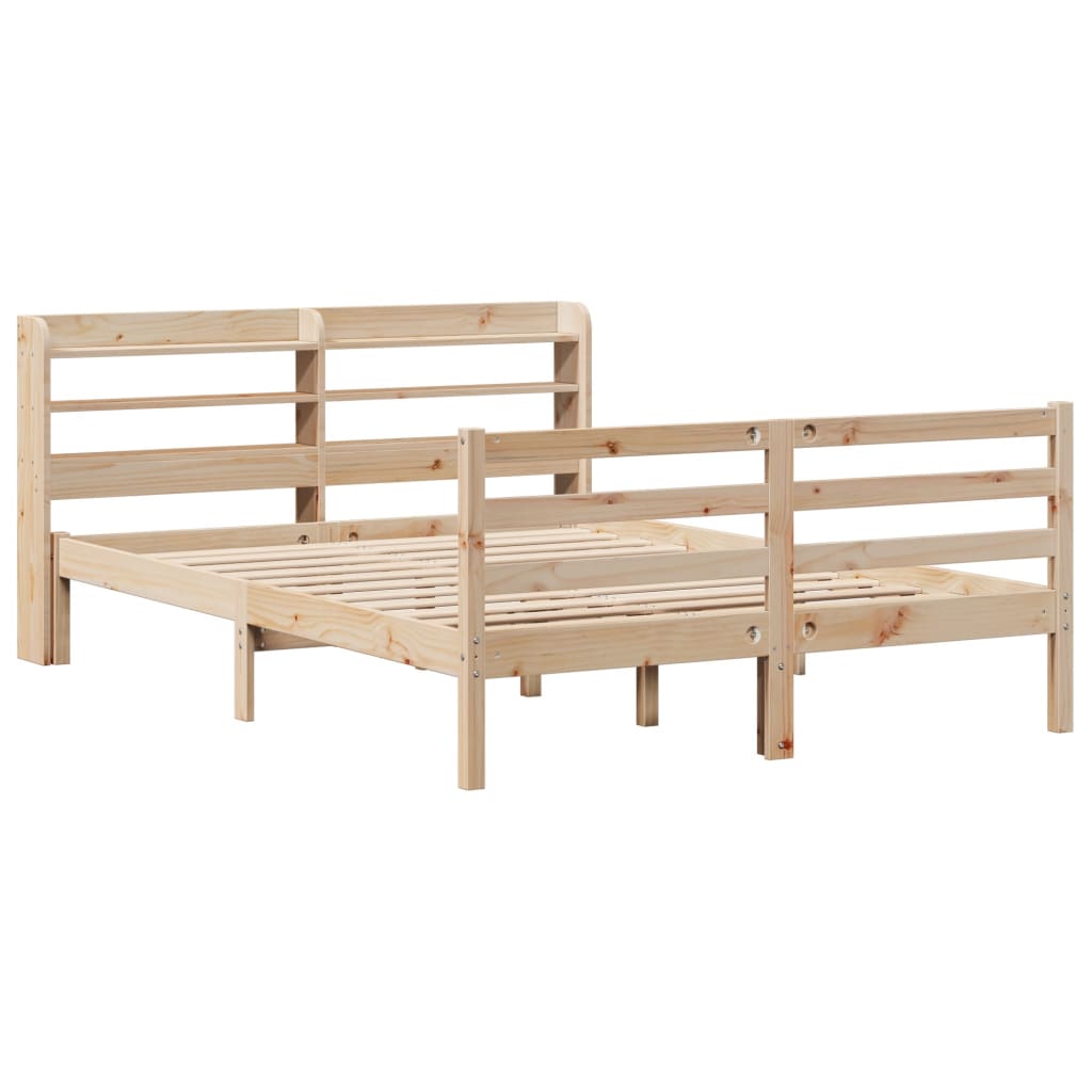 Cadre de lit avec tête de lit sans matelas 150x200 cm - XIOS