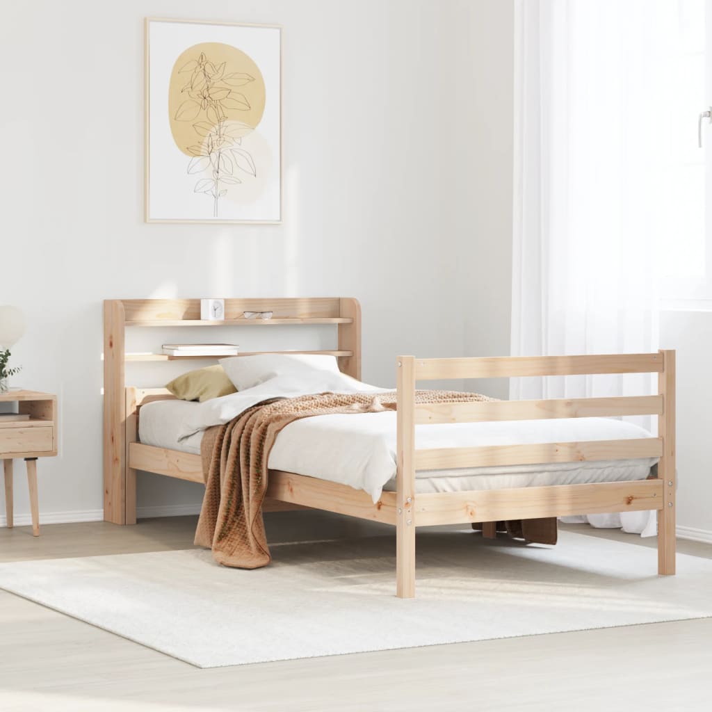 Cadre de lit avec tête de lit sans matelas 100x200 cm - XIOS