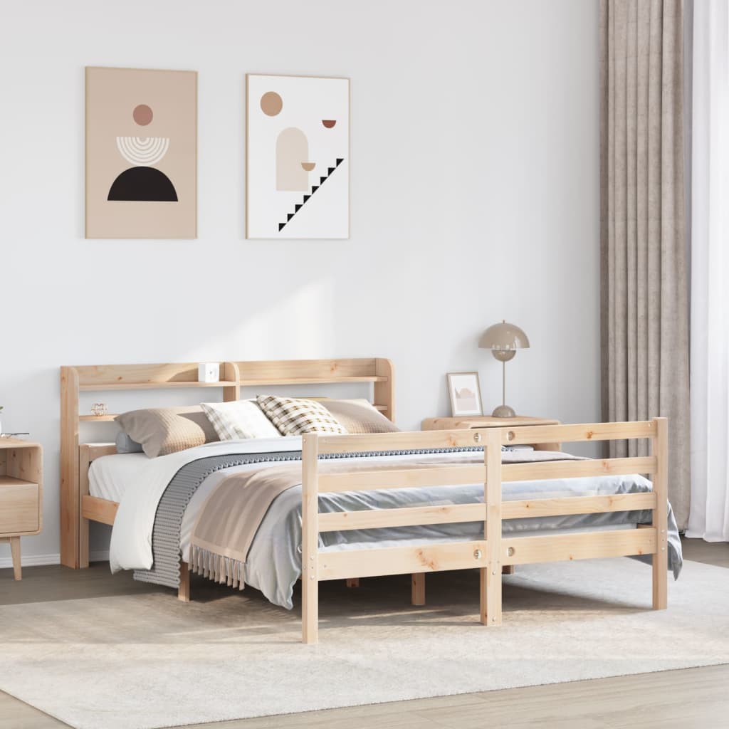 Cadre de lit avec tête de lit sans matelas 150x200 cm - XIOS
