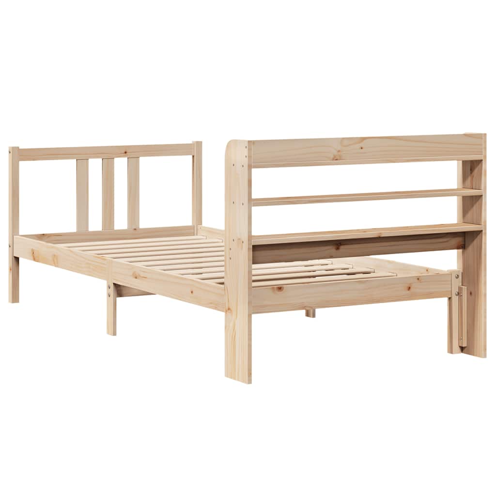 Cadre de lit avec tête de lit sans matelas 90x190 cm - XIOS