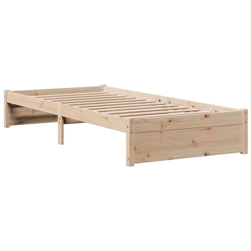 Cadre de lit avec tête de lit sans matelas 75x190 cm - XIOS