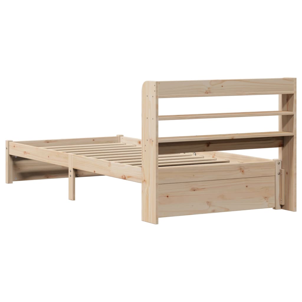 Cadre de lit avec tête de lit sans matelas 90x200 cm - XIOS