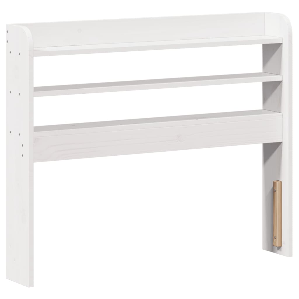 Cadre de lit avec tête de lit sans matelas blanc 100x200 cm - XIOS