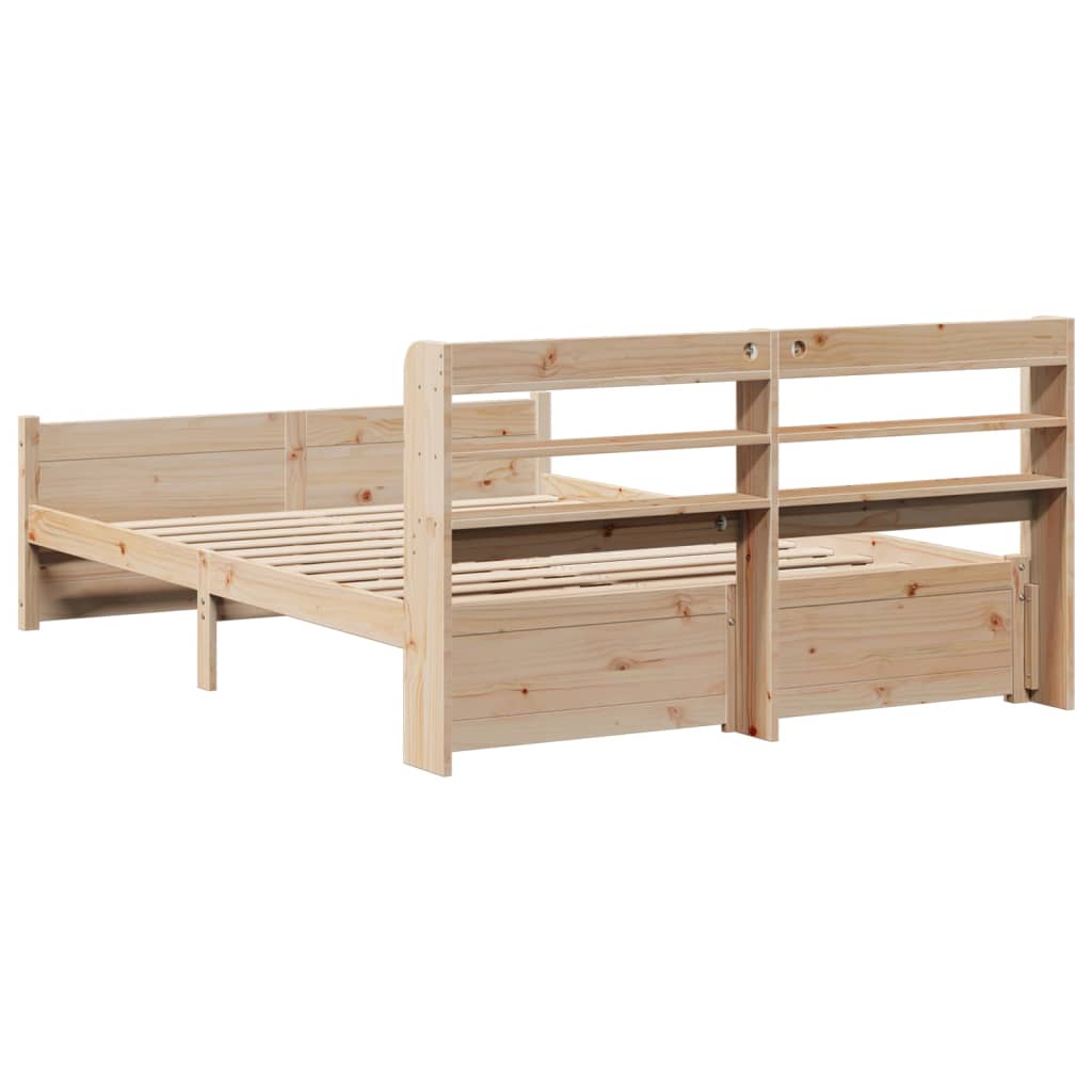 Cadre de lit avec tête de lit sans matelas 120x190 cm - XIOS