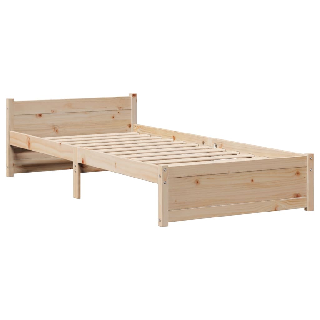 Cadre de lit avec tête de lit sans matelas 90x200 cm - XIOS