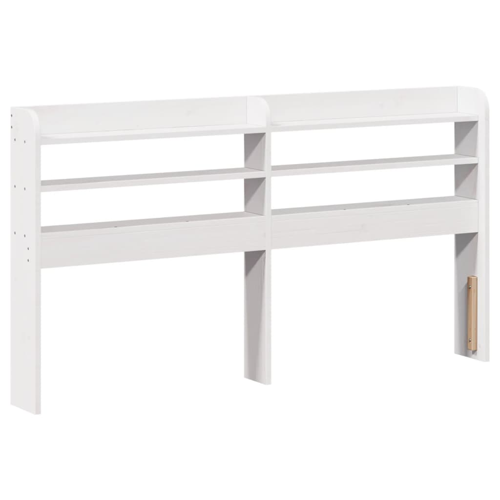 Cadre de lit avec tête de lit sans matelas blanc 140x200 cm - XIOS