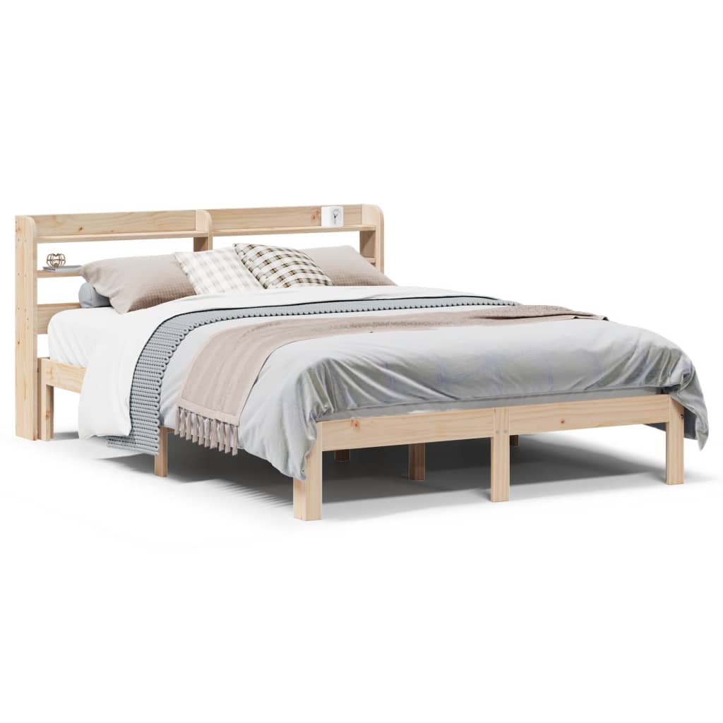 Cadre de lit avec tête de lit sans matelas 120x190 cm - XIOS