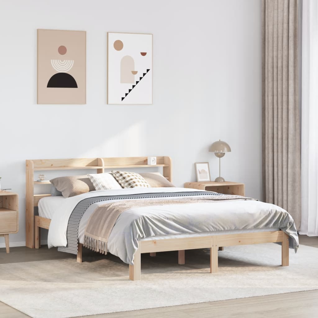 Cadre de lit avec tête de lit sans matelas 120x190 cm - XIOS