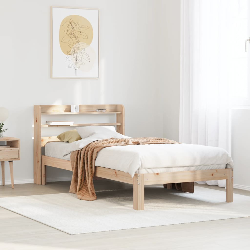 Cadre de lit avec tête de lit sans matelas 90x200 cm - XIOS