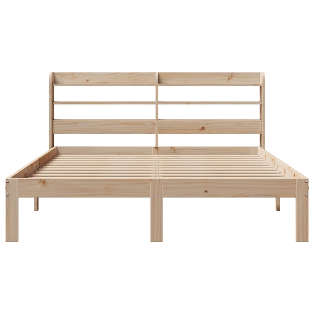 Cadre de lit avec tête de lit sans matelas 140x200 cm - XIOS