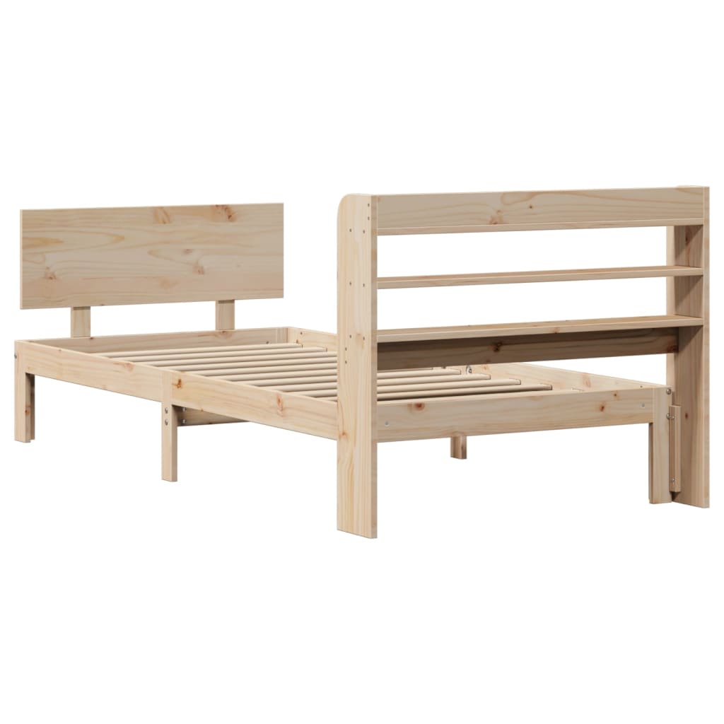 Cadre de lit avec tête de lit sans matelas 100x200 cm - XIOS