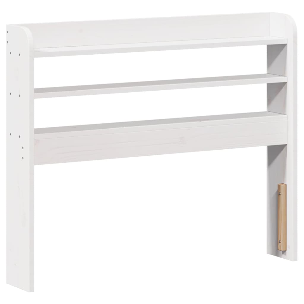 Cadre de lit avec tête de lit sans matelas blanc 100x200 cm - XIOS