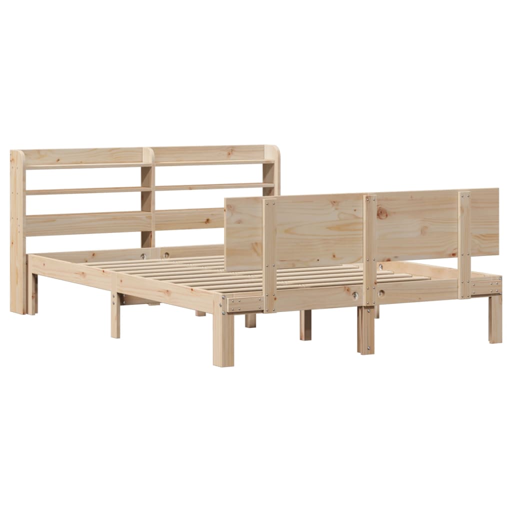 Cadre de lit avec tête de lit sans matelas 140x200 cm - XIOS