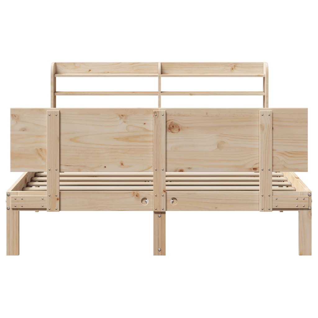 Cadre de lit avec tête de lit sans matelas 150x200 cm - XIOS