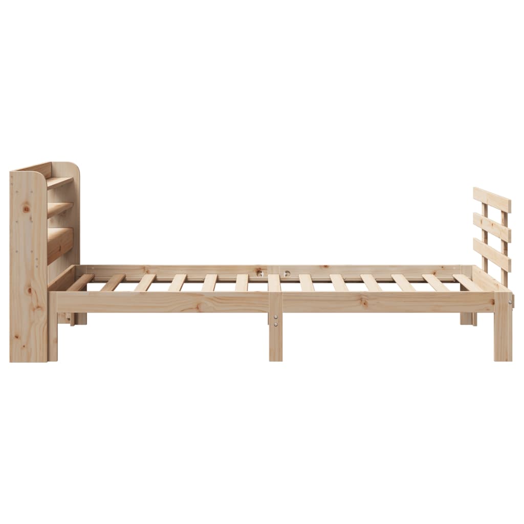 Cadre de lit avec tête de lit sans matelas 75x190 cm - XIOS