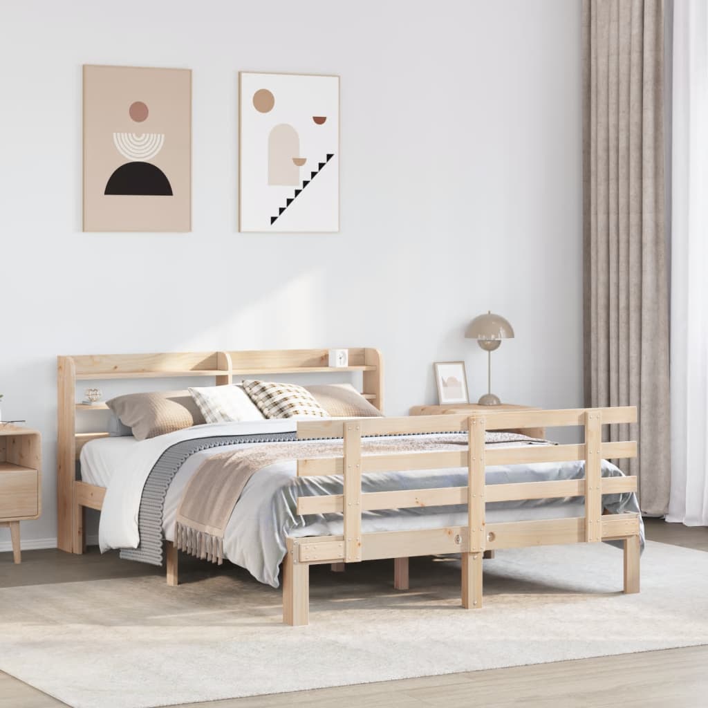 Cadre de lit avec tête de lit sans matelas 150x200 cm - XIOS