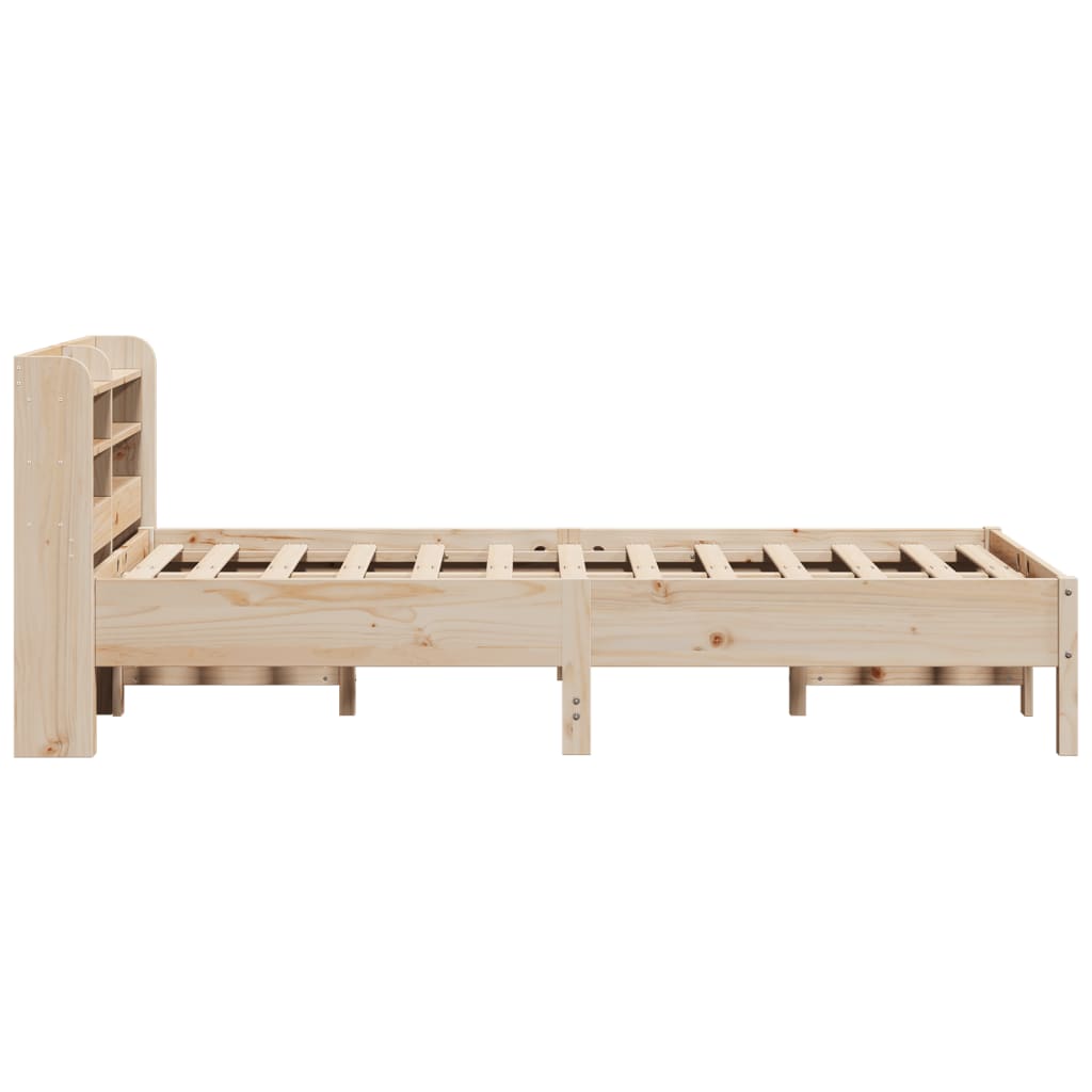 Cadre de lit sans matelas 75x190 cm bois de pin massif - XIOS