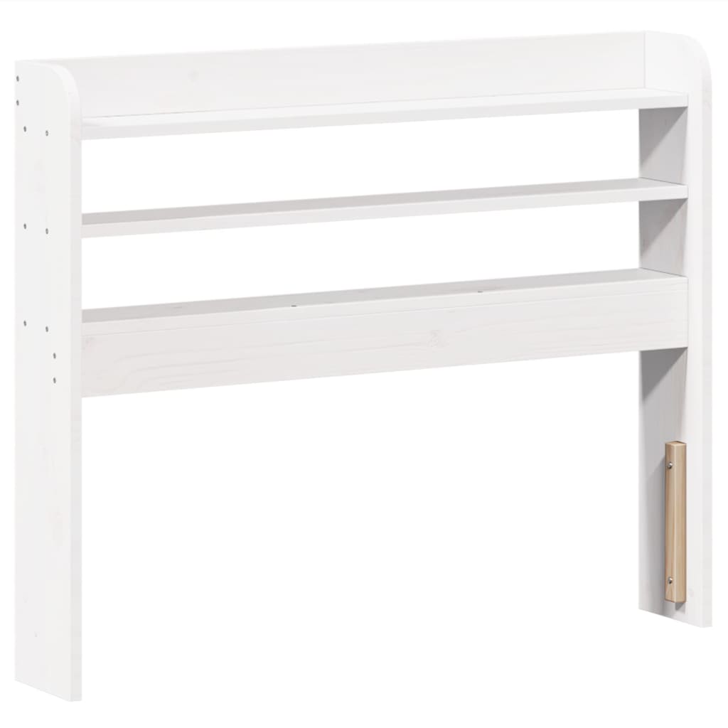 Cadre de lit sans matelas blanc 100x200 cm bois de pin massif - XIOS