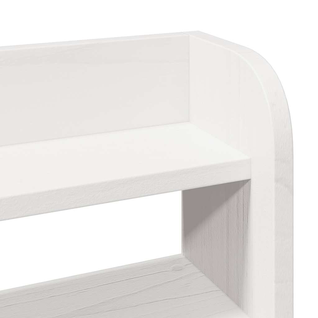 Cadre de lit sans matelas blanc 120x190 cm bois de pin massif - XIOS