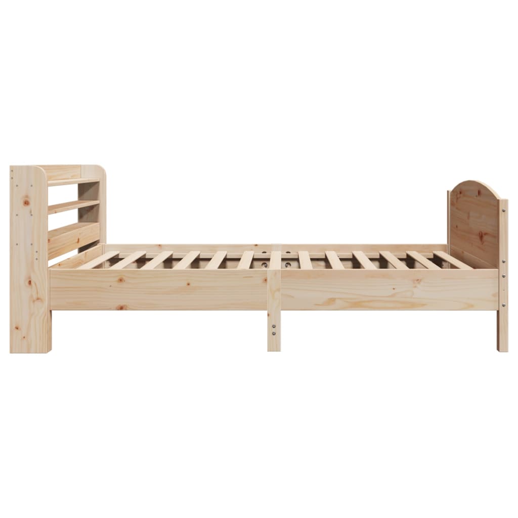 Cadre de lit sans matelas 100x200 cm bois massif de pin - XIOS