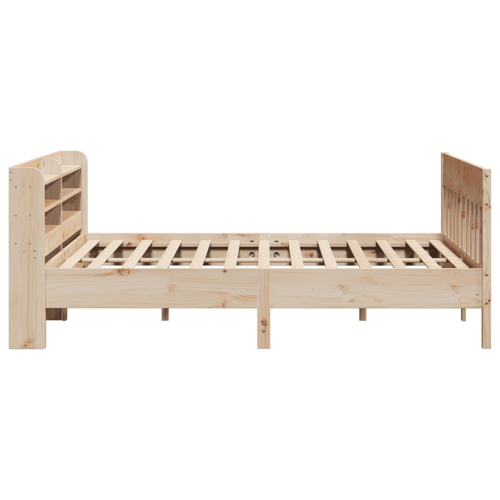 Cadre de lit sans matelas 180x200 cm bois massif de pin - XIOS