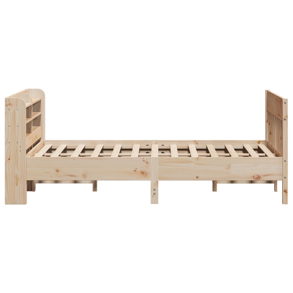 Cadre de lit sans matelas 160x200 cm bois massif de pin - XIOS