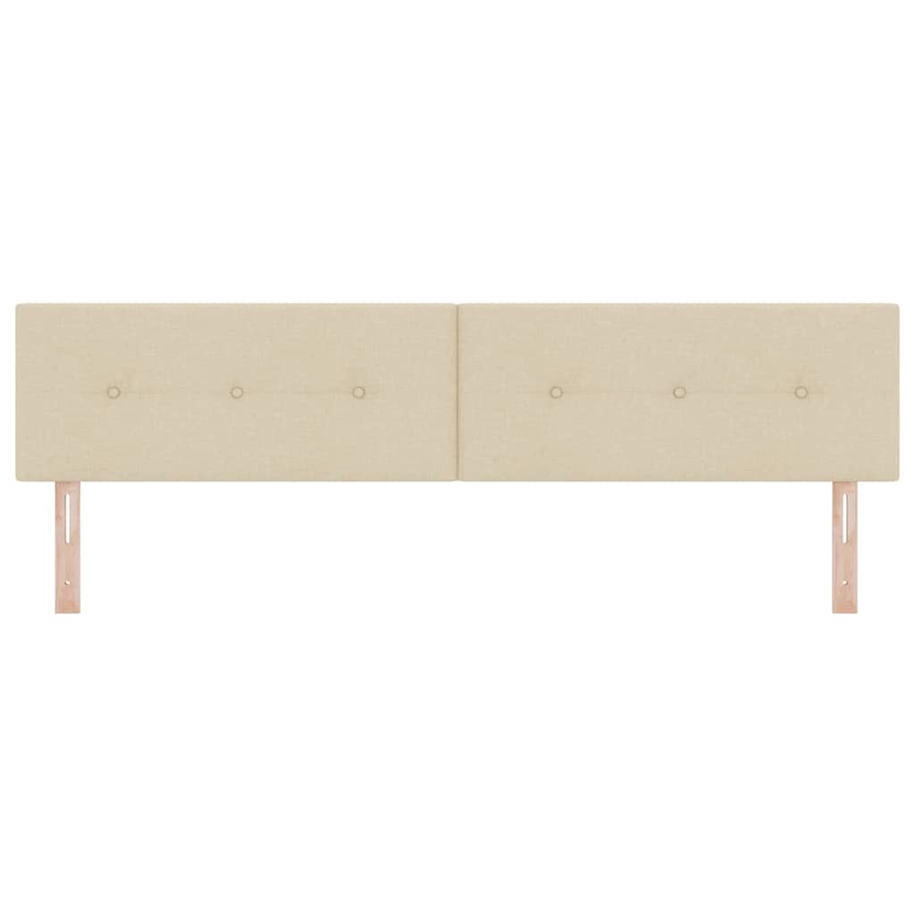 Tête de lit LED avec des lumières à LED Crème 200 cm Polyester - XIOS