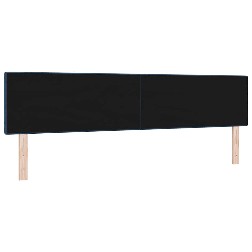 Tête de lit LED avec des lumières à LED Bleu 200 cm Polyester - XIOS
