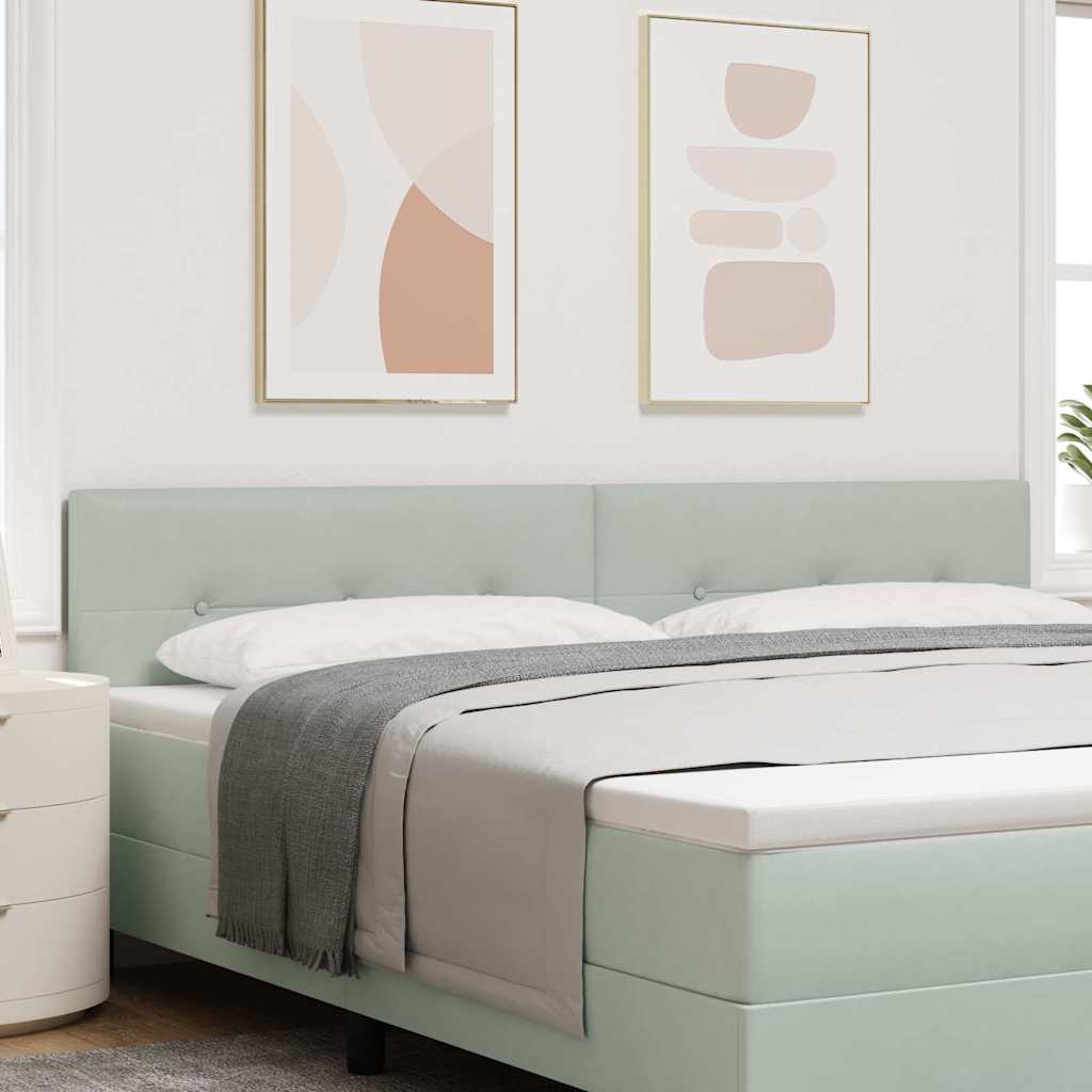 Tête de lit LED Gris clair 200 cm Polyester - XIOS