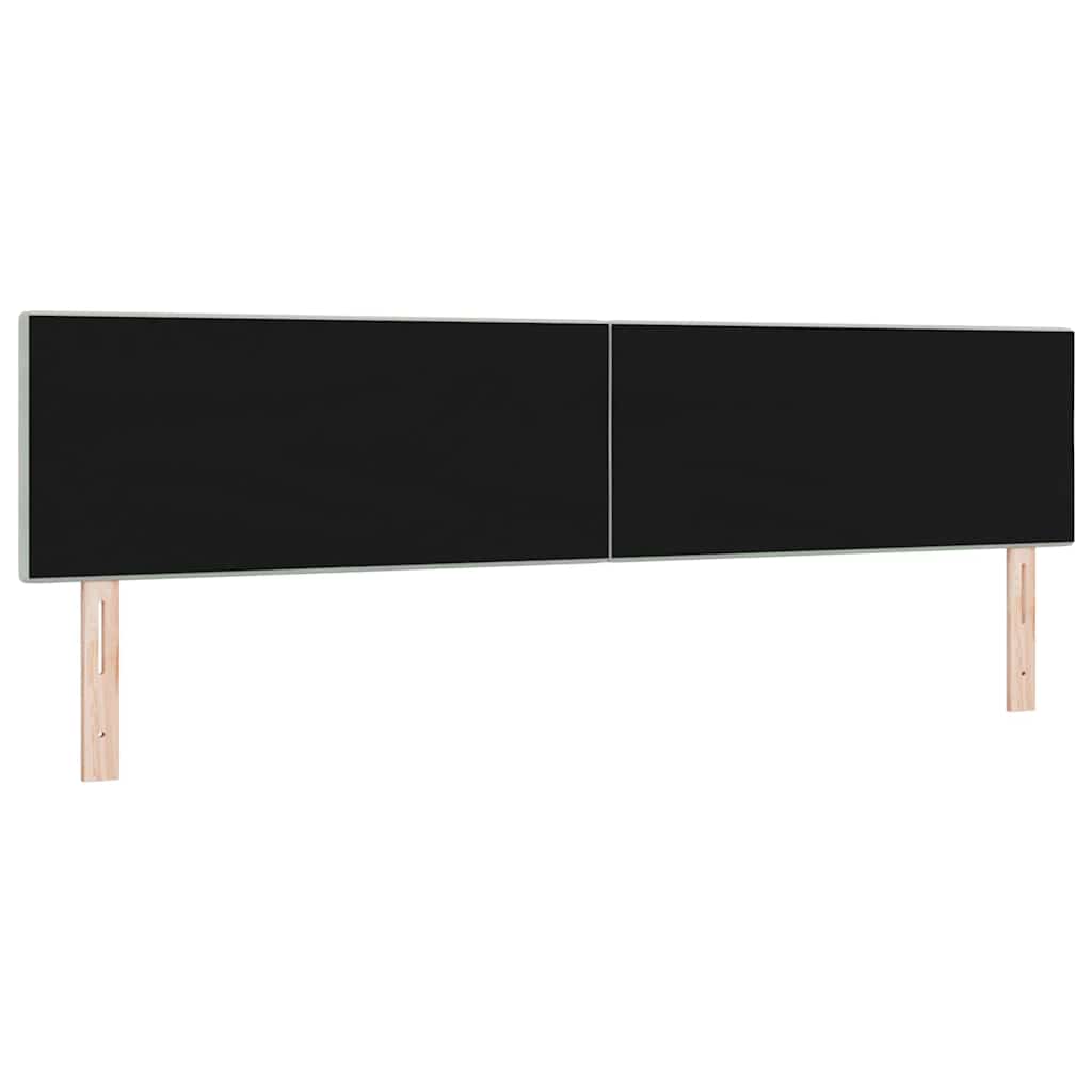 Tête de lit LED Gris clair 200 cm Polyester - XIOS