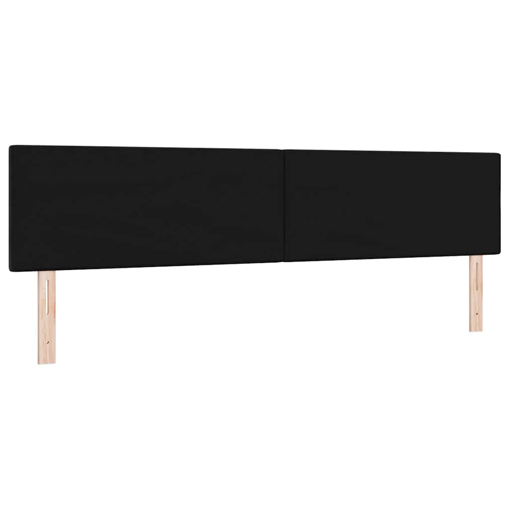 Tête de lit LED avec des lumières à LED Noir 200 cm Polyester - XIOS