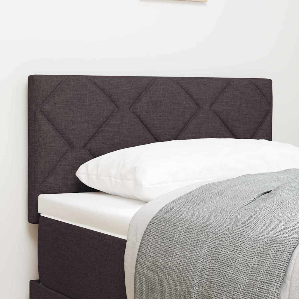 Tête de lit avec des lumières à LED Réglable Marron 80 cm tissu - XIOS