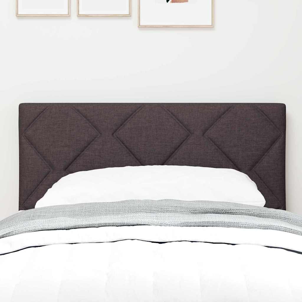 Tête de lit avec des lumières à LED Réglable Marron 80 cm tissu - XIOS