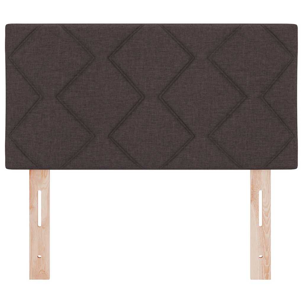 Tête de lit avec des lumières à LED Réglable Marron 80 cm tissu - XIOS