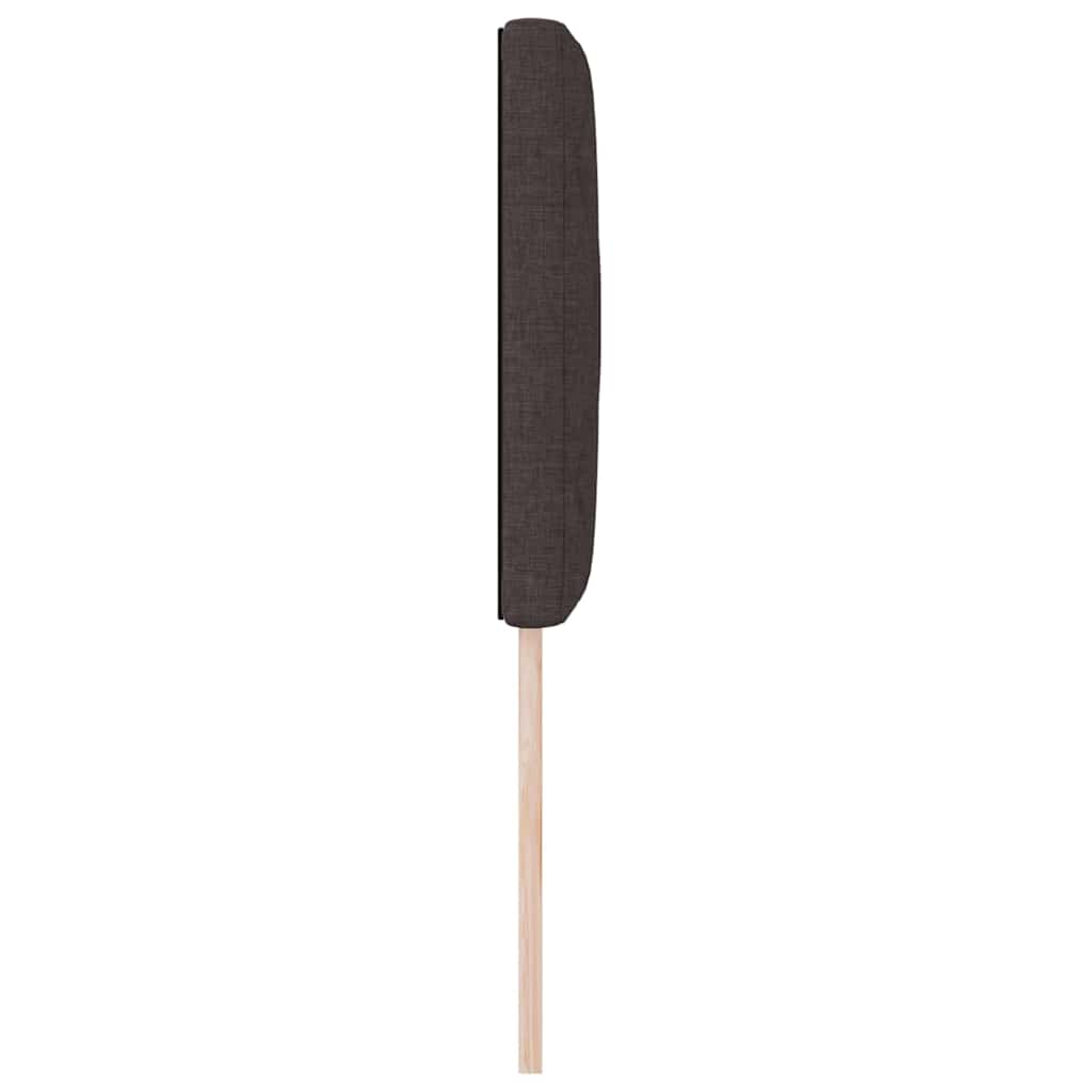 Tête de lit avec des lumières à LED Réglable Marron 80 cm tissu - XIOS