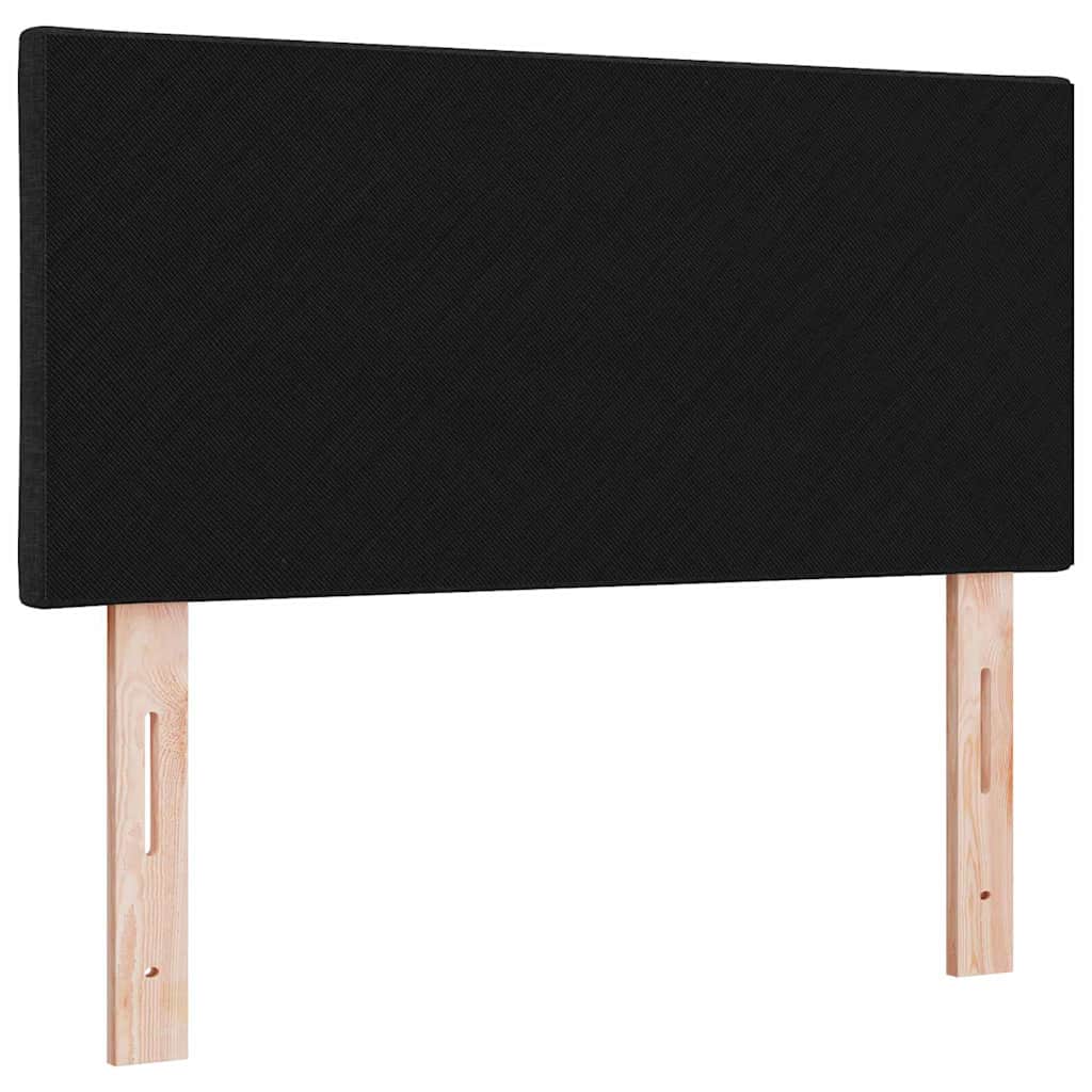 Tête de lit avec des lumières à LED Réglable Noir 100 cm tissu - XIOS