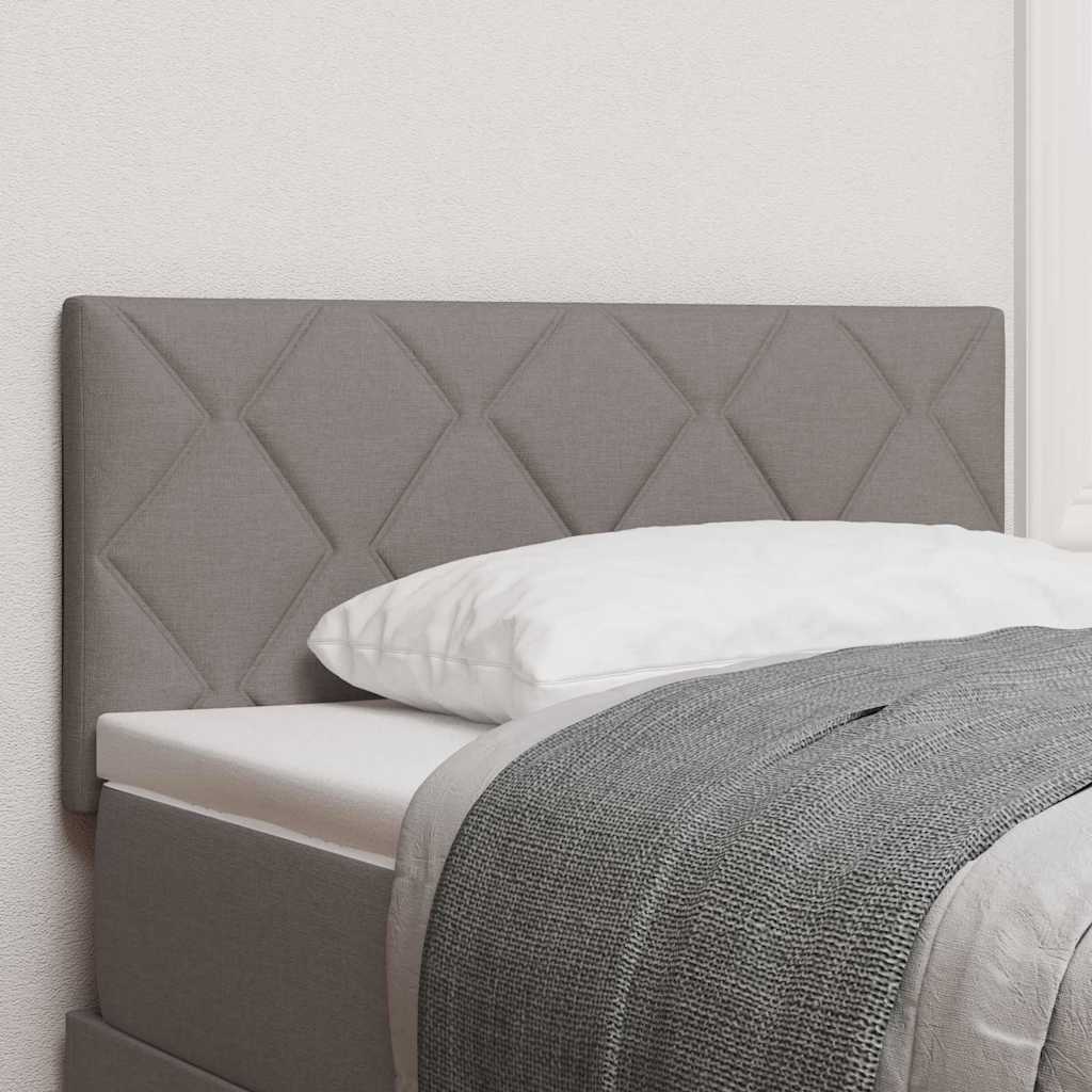 Tête de lit avec des lumières à LED Réglable Taupe 100 cm tissu - XIOS