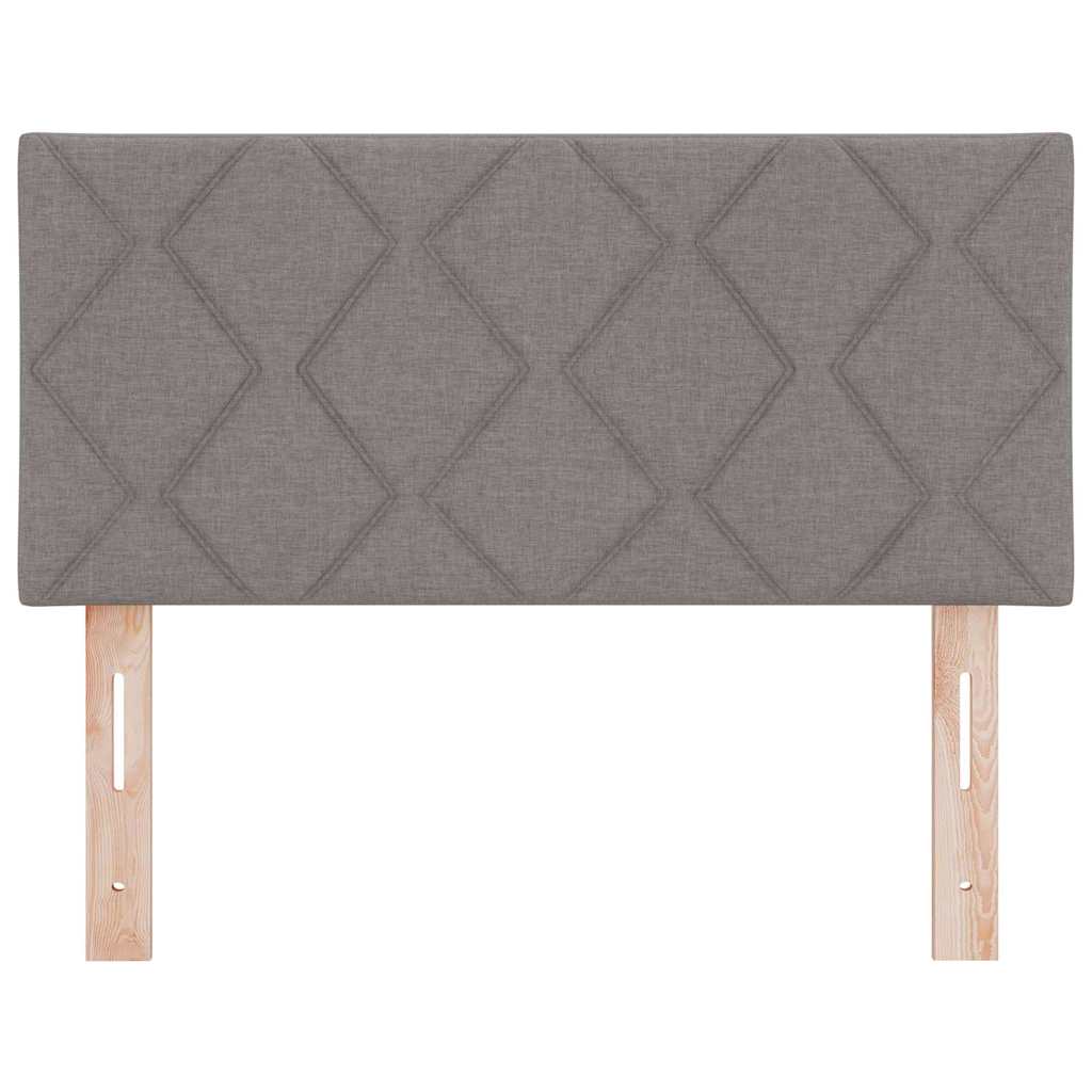 Tête de lit avec des lumières à LED Réglable Taupe 100 cm tissu - XIOS