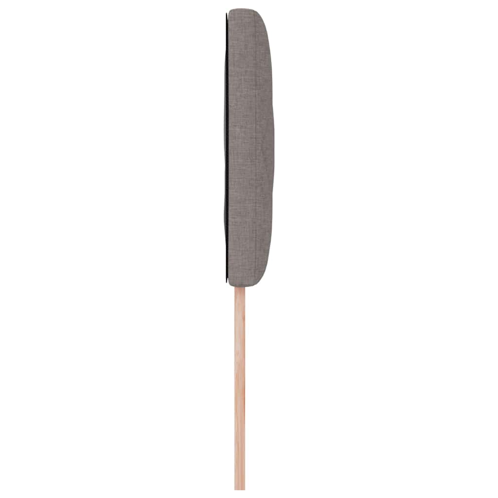 Tête de lit avec des lumières à LED Réglable Taupe 100 cm tissu - XIOS