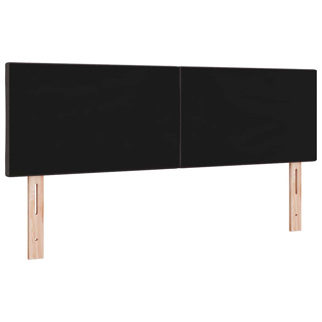 Tête de lit avec des lumières à LED Marron 144 cm tissu - XIOS