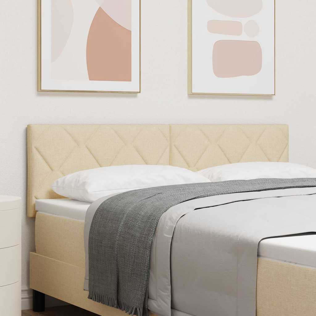 Tête de lit Crème 160 cm tissu