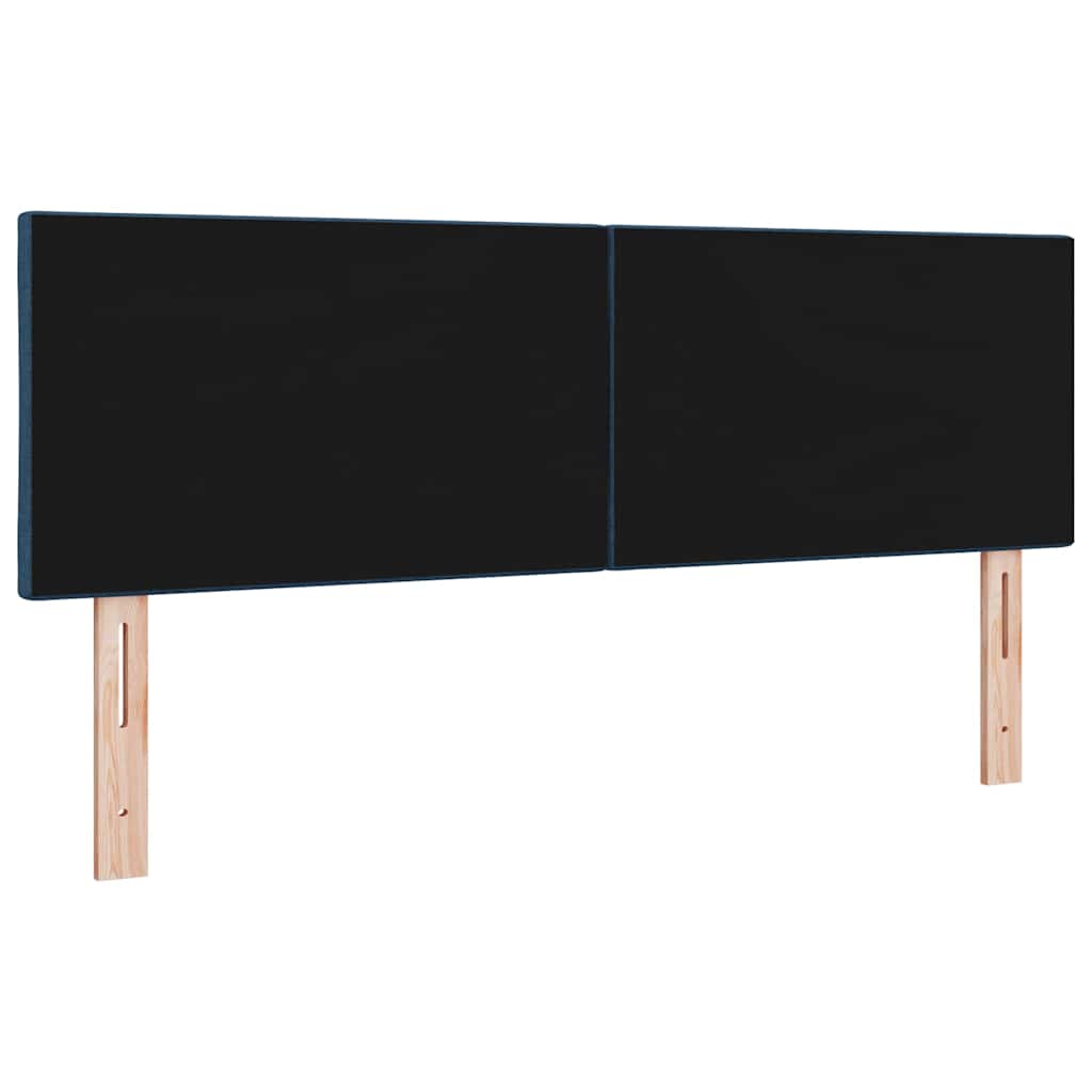 Tête de lit Bleu 160 cm tissu